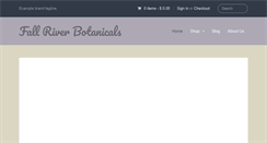 Desktop Screenshot of fallriverbotanicals.com