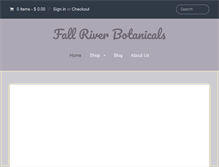 Tablet Screenshot of fallriverbotanicals.com